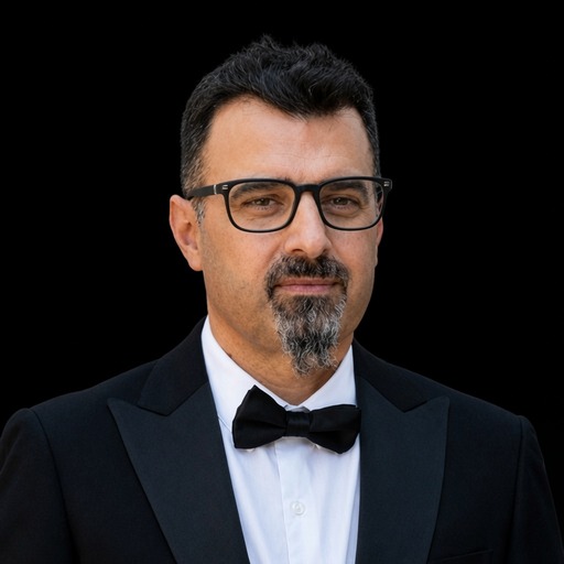 Episode thumbnail for E24 • Transforming Adversity Into Powerful Storytelling • SCANDAR COPTI, Oscar-Nominated Dir. of Happy Holidays, Best Screenplay Winner at the Venice Int. Film Festival + TIFF