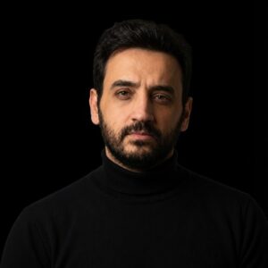 Episode thumbnail for E74 • From Prison to Premiere • TAWFIK SABOUNI, Dir. of The Other Side of the Sun at Berlinale